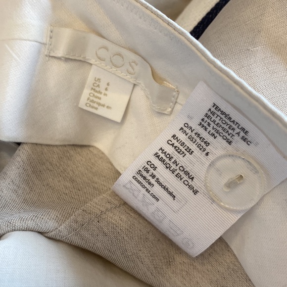 COS cropped pants size 6 - Picture 3 of 5
